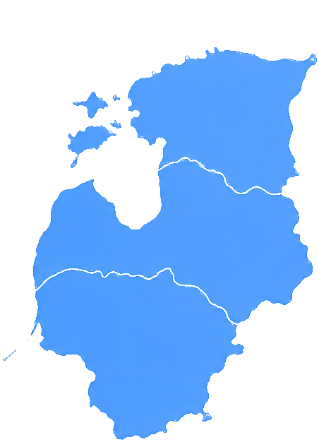 Baltic countries: Estonia, Latvia, and Lithuania