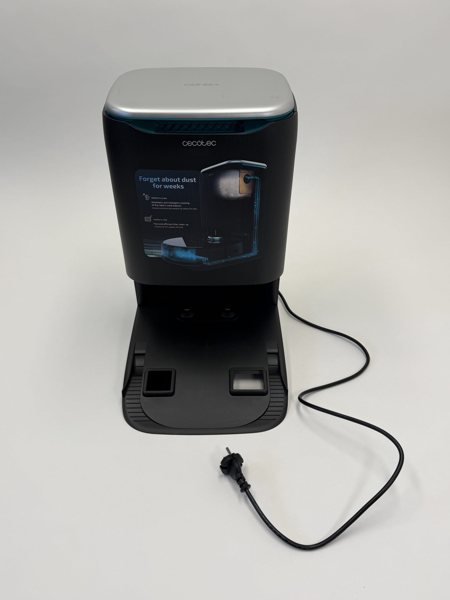 Cecotec Conga Home 10000 roboto siurblio ištuštinimo stotis