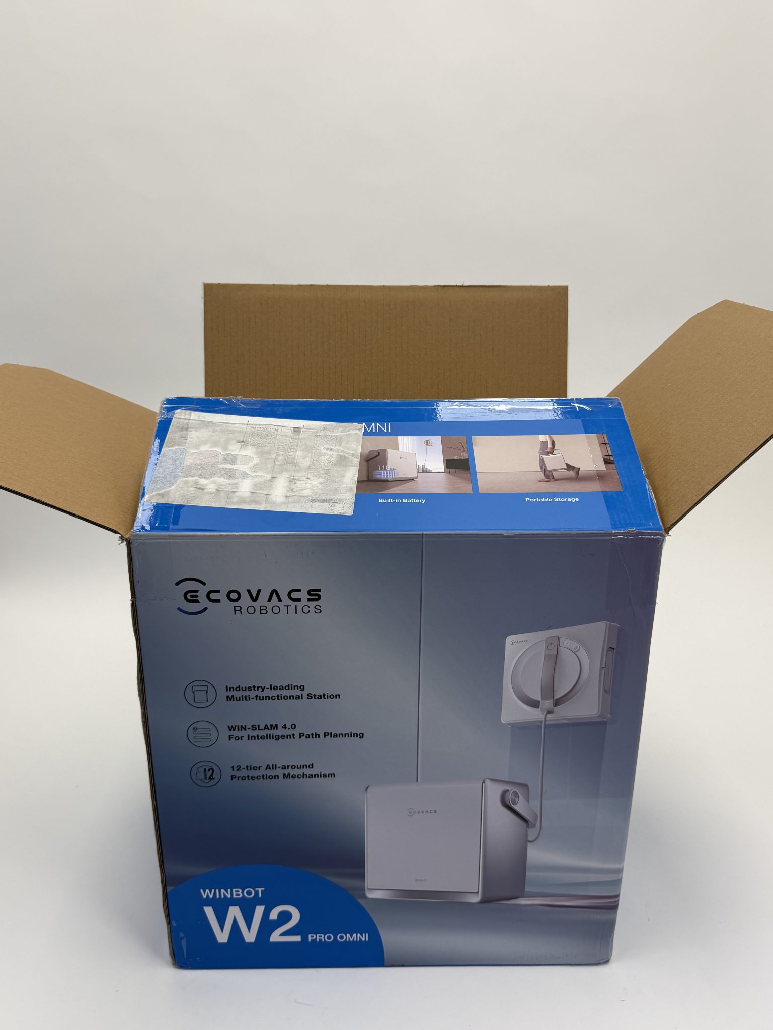 Ecovacs WINBOT W2 Pro Omni langų valymo robotas