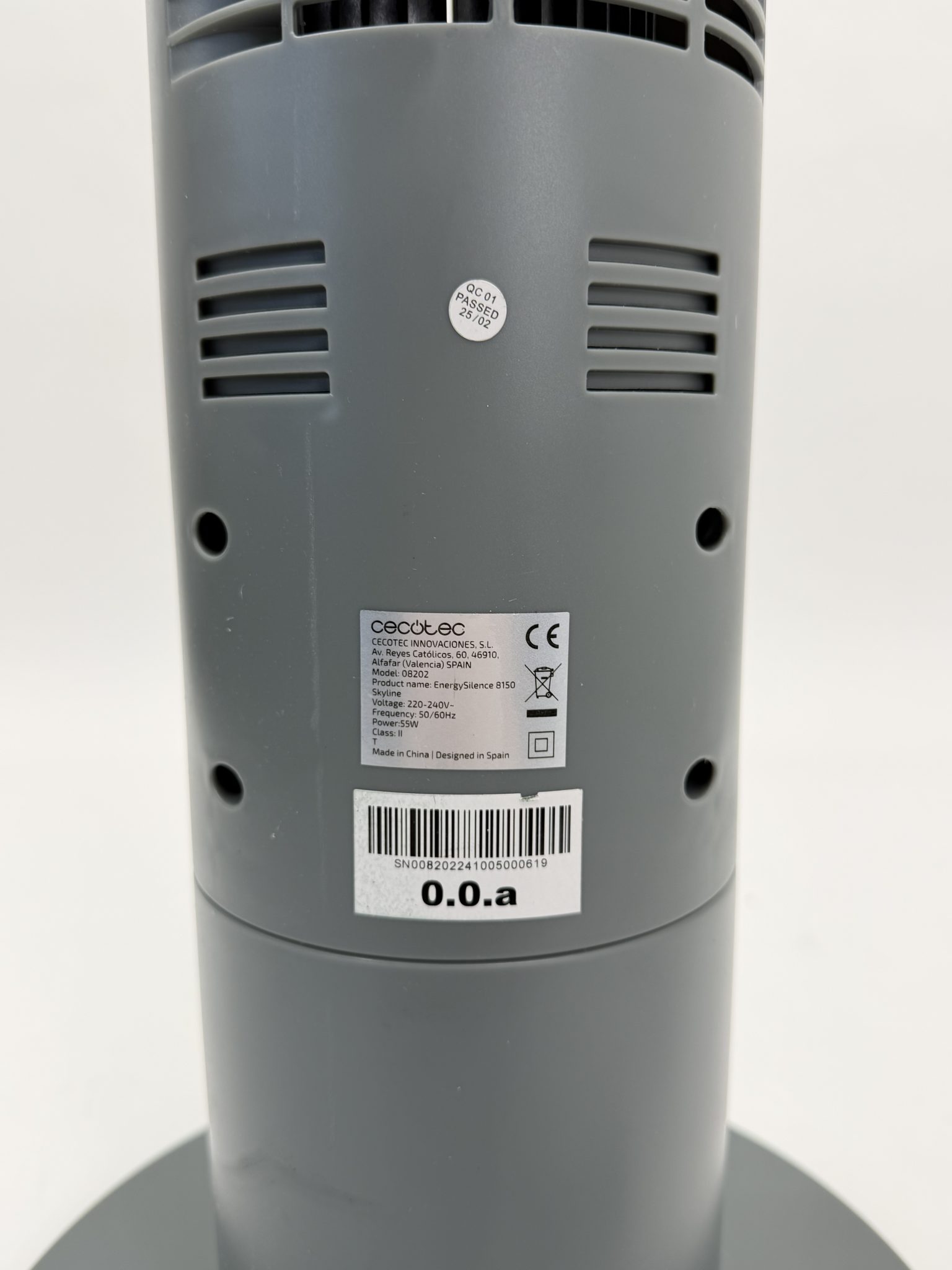 Cecotec EnergySilence 8150 Skyline bokštelinis ventiliatorius